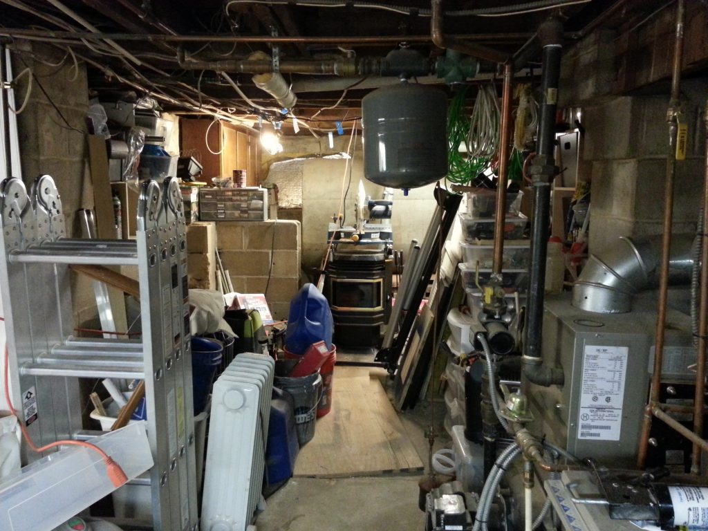 Organizing The Basement For The Last Time Little Victorian