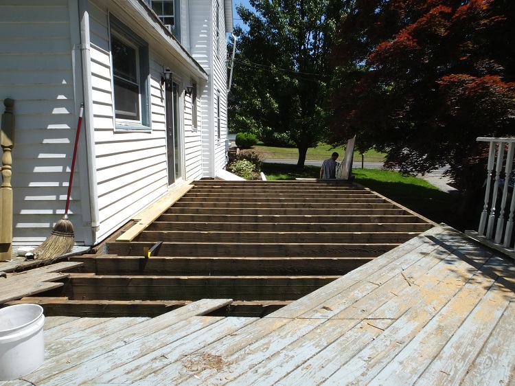 rebuilding the deck